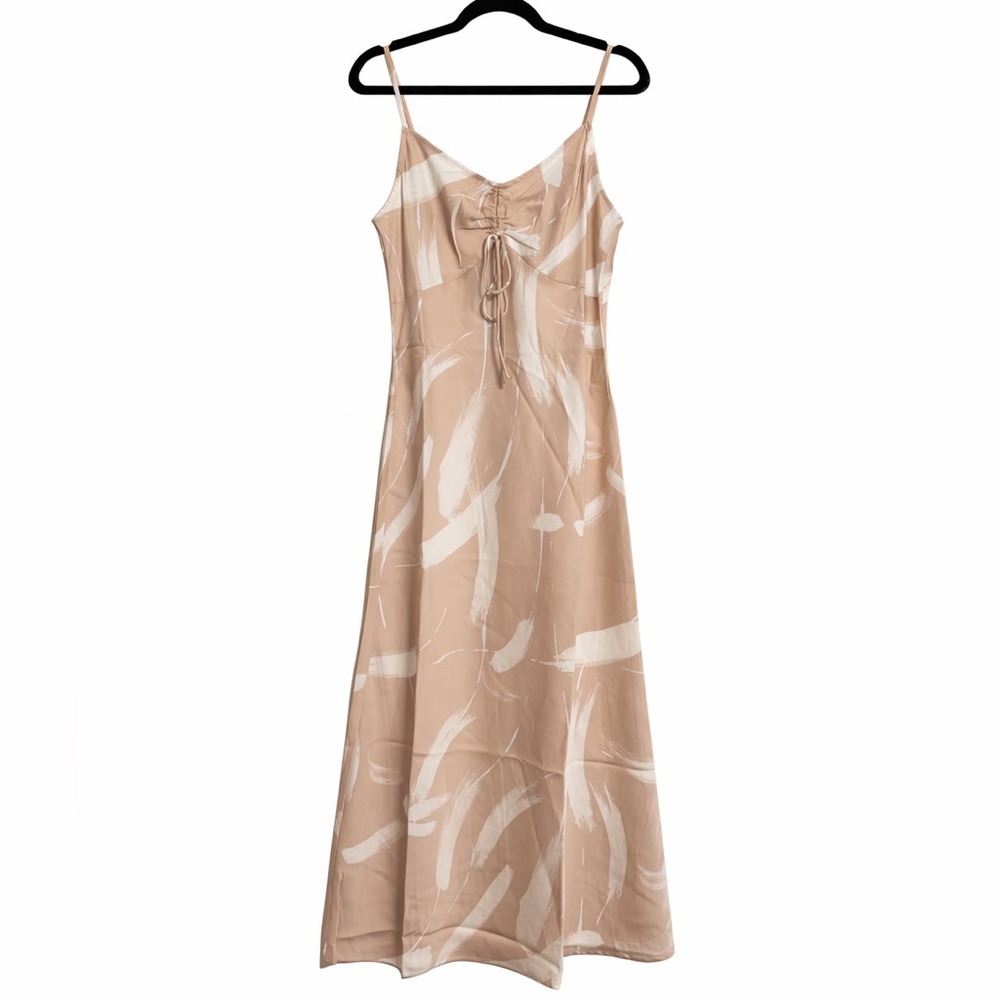 Blu Pepper Cream and White Patterned Dress